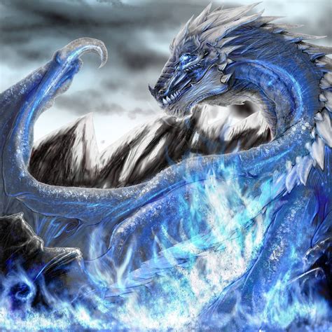 sapphire dragon art